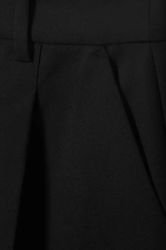 Knælange jakkeshorts – sort