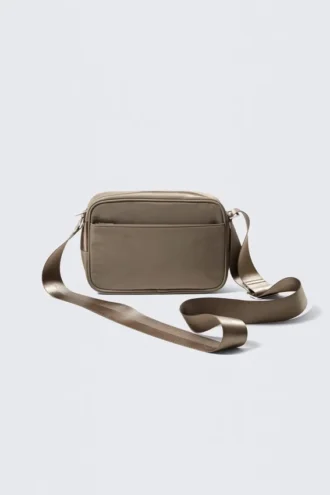 Kompakt unisex-crossbody-taske – Dark Mole