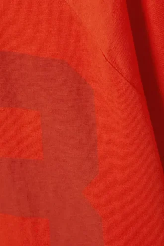 Kort langærmet T-shirt – lys orange – 08