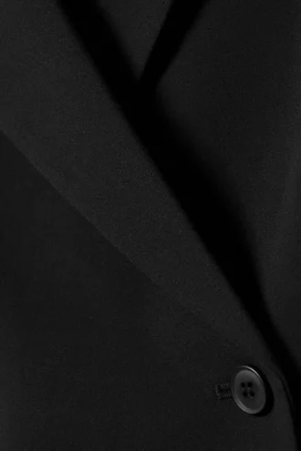 Kort, tætsiddende blazer – sort