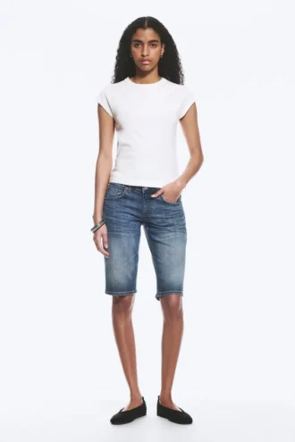 Kortærmet raglan-T-shirt – off-white