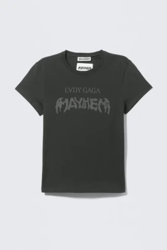 Lady Gaga Baby-T-shirt – Off-Black