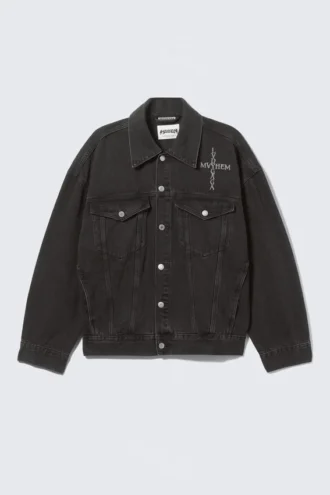 Lady Gaga denimjakke – sort