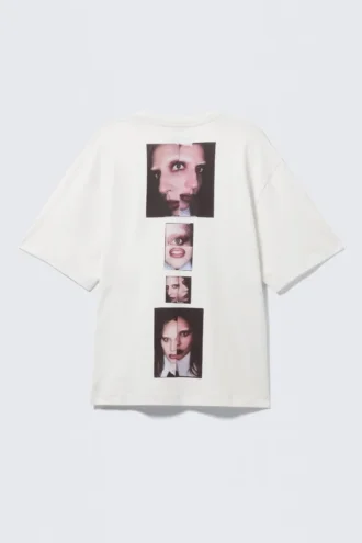 Lady Gaga Oversized T-shirt – Off-White