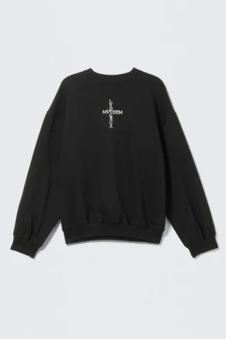 Lady Gaga-sweatshirt – sort