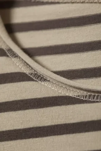 Langærmet bomuldstrøje – Striped Mole