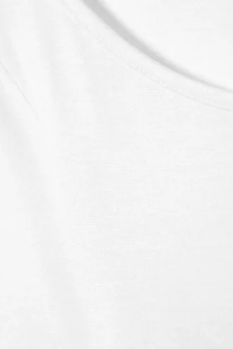 Langærmet off-shoulder-top – hvid