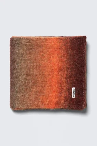 Langt ombré-tørklæde – orange ombré