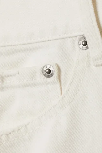 Lave carpenter-denim Shorts – støvet hvid