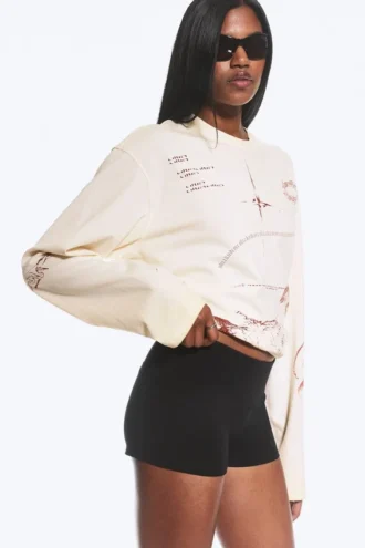 Lavtaljede hotpants – sort