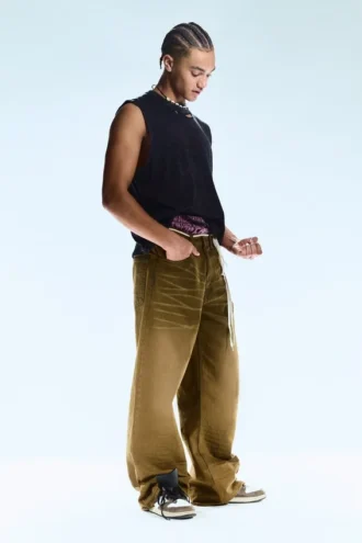 Looser Regular Waist Loose Straight Jeans – Deep Brown | Cheap Monday Gb