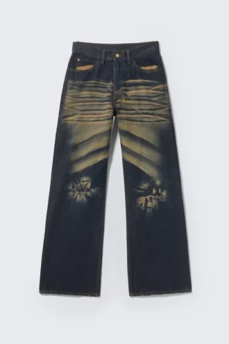 Løse jeans med normal talje og lige ben – Soul Blue – Mørkeblå | Cheap Monday Gb